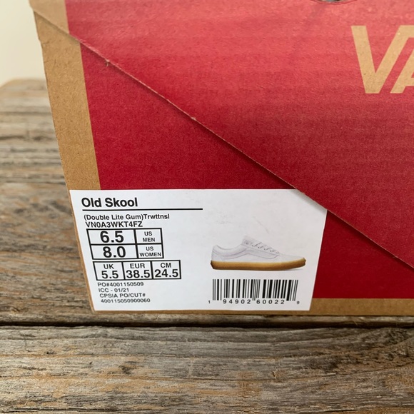 Vans Old Skool Double Lite Gum Shoes - Picture 10 of 10